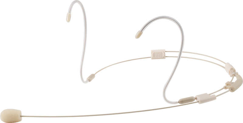 RE-97-2-TX-BEIGE | Omni 2‑Sided Low‑Profile Headworn Microphone (w/telex ta4f connector)