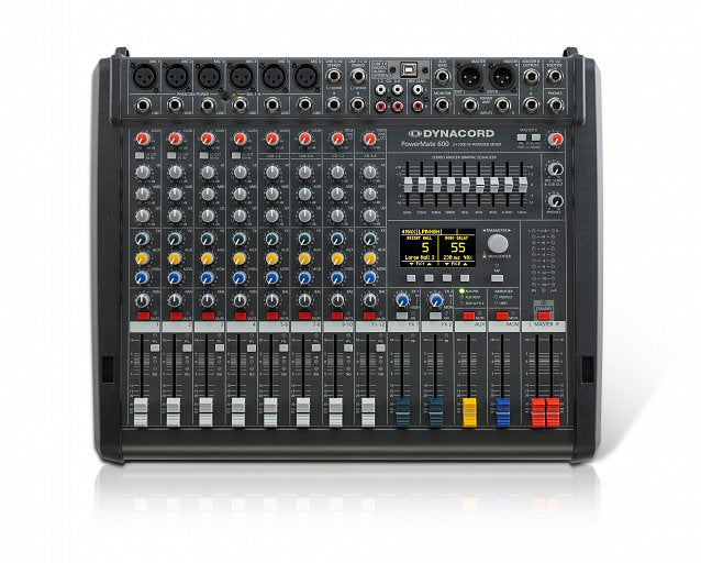 PowerMate 600-3 | 8‑Channel Compact Power‑Mixer