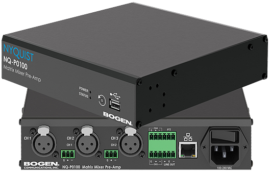 NQ-P0100 | 4-Channel Matrix Mixer Pre-Amp