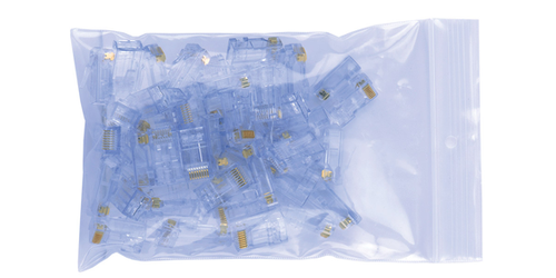 Category 6 EZ-RJ45 plugs in a (50 Pack)