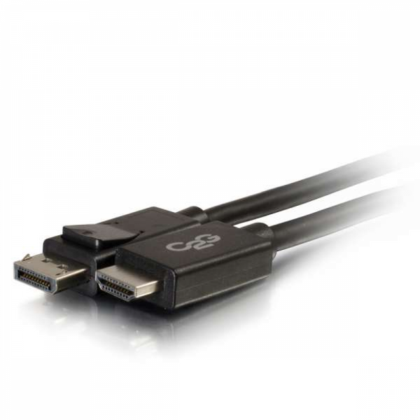 DisplayPort Male to HDMI Male Adapter Cable, 10ft (black)