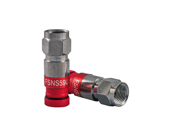 ICM Compression Connector "F" (for 1505A) | Nickel Shell