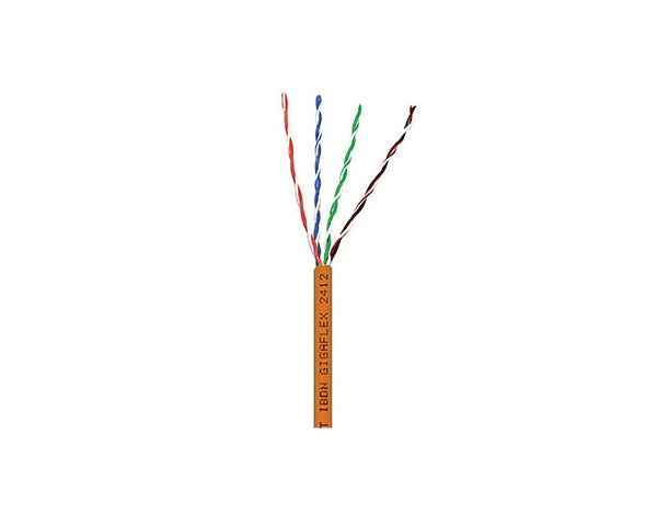 2412 Cat6 Cable | 1,000' Reel (Orange)