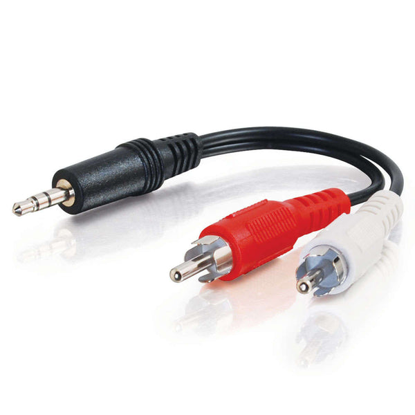 Value Series One 3.5mm Stereo M to (2) RCA Male (12ft)