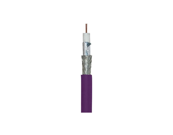 1695A RG6 Plenum Digital Video Cable, 18 AWG | 1,000' Reel (Violet)