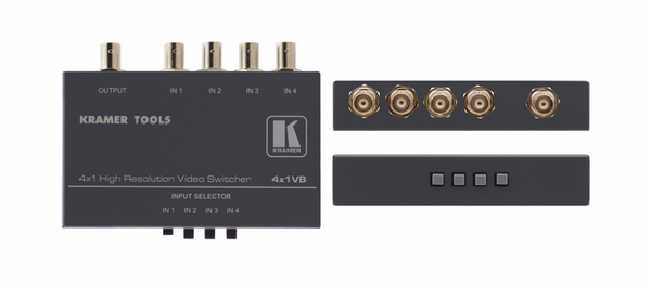 4X1VB, 4x1 Composite Video Mechanical Switcher