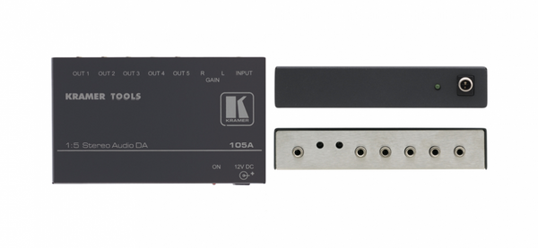 105A, 1:5 Stereo Audio Distribution Amplifier