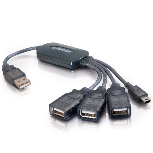 USB 2.0 Cable Hub 4-Port