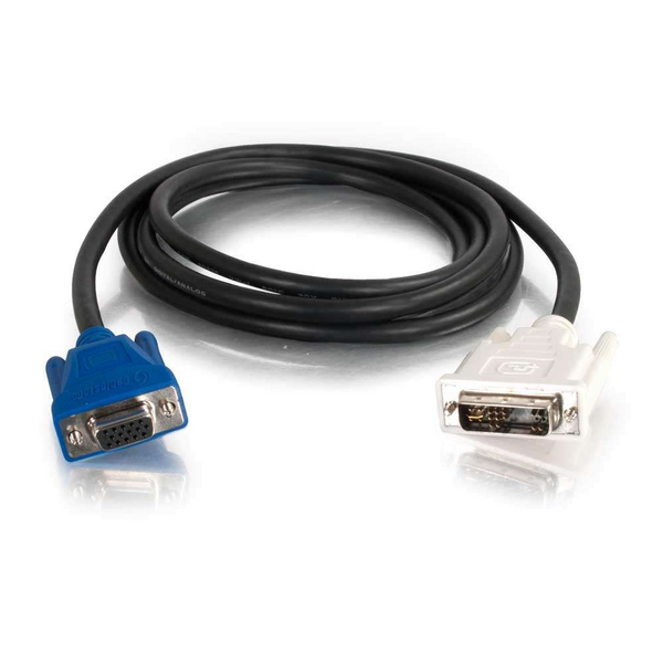 DVI Male to HD15 VGA Female Video Extension Cable (6.6ft)
