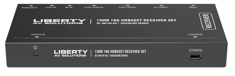 1x4 18G HDBaseT Distribution Amp / Splitter kit (includes 4 Receivers)
