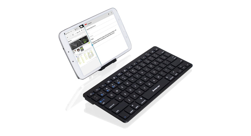 Slim Multi-Link Bluetooth Keyboard with Stand