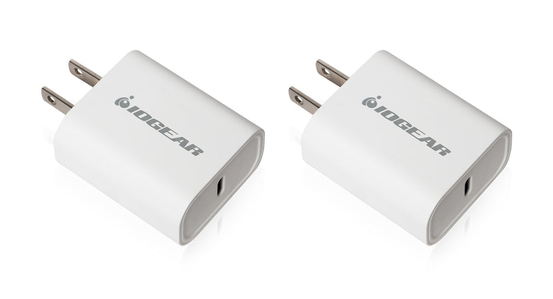 GearPower Compact USB-C 20W Charger 2 pack