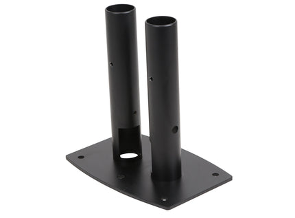 Modular Series Dual-Pole Floor Mounted Plate for Wood or Concrete Floors