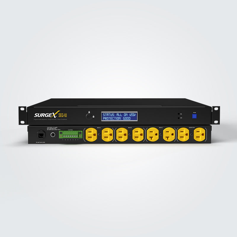 Sequencing Surge Eliminator and Power Conditioner