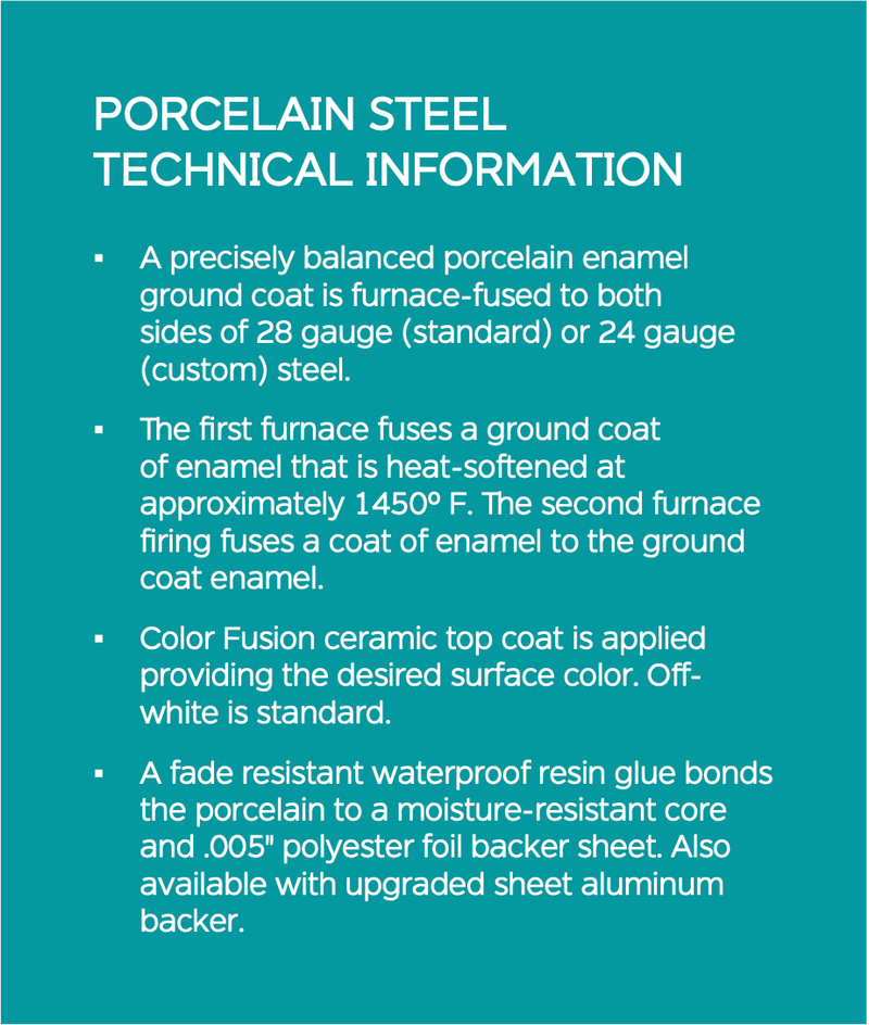 Porcelain Steel Markerboard, Aluminum Trim (white)