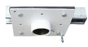 Heavy Duty Anti-Vibration Ceiling Pole Mounting Plate (White Finish)