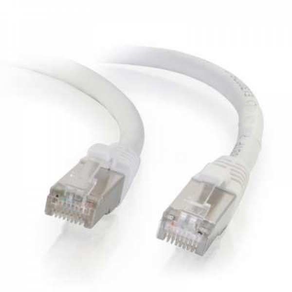 14ft Cat6 Shielded Network Patch Cable (white)