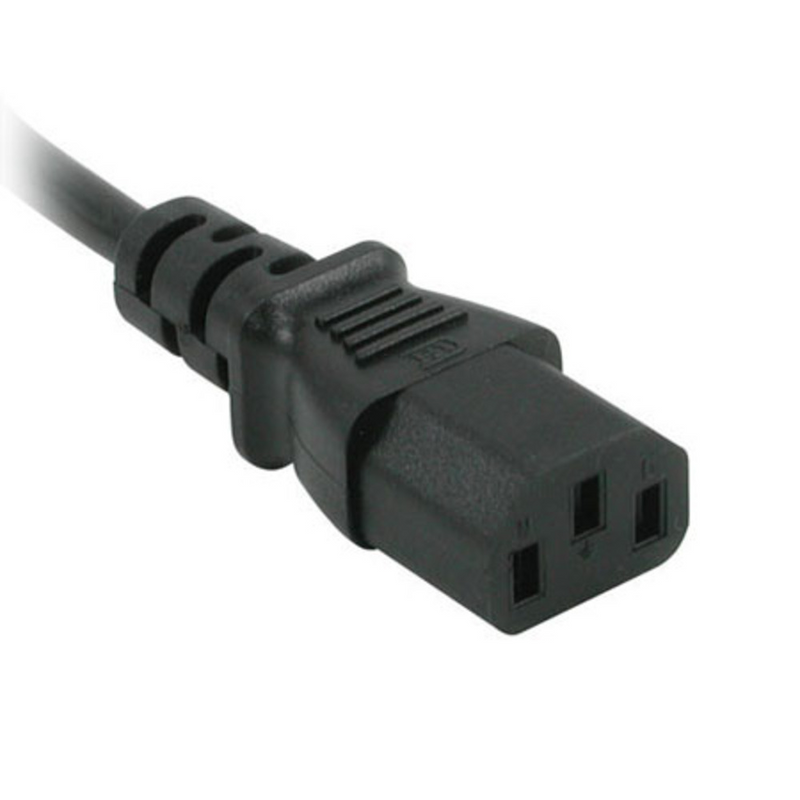 1ft 18 AWG Universal Power Cord