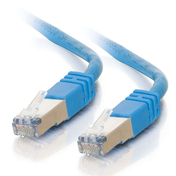 3ft Shield Cat5e Molded Patch Cable (blue)