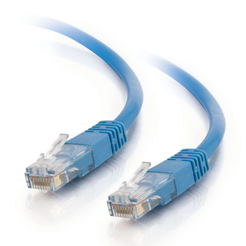 Cat5e Molded Solid Unshielded (UTP) Ethernet Network Patch Cable