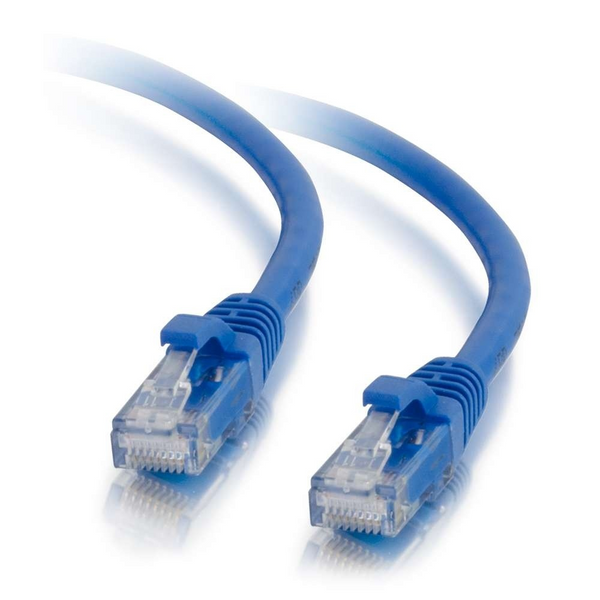 Cat5e Snagless UTP Cable, Blue (100ft or 200ft)