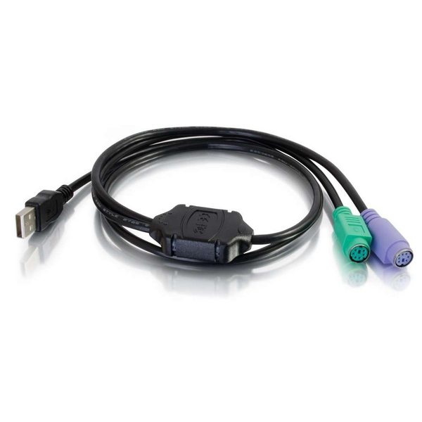 USB M to dual PS2 F Adapter Cable (3ft)