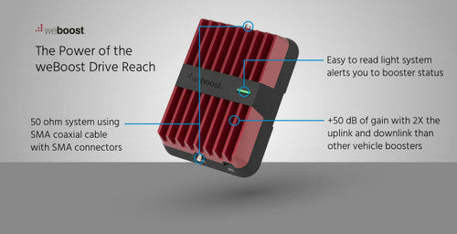 weBoost Drive Reach Cell Phone Booster Kit