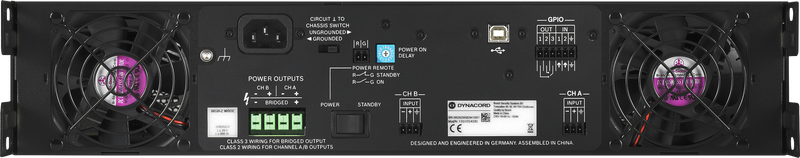 C2800FDi (DSP 2 x 1400 w Power Amplifier)