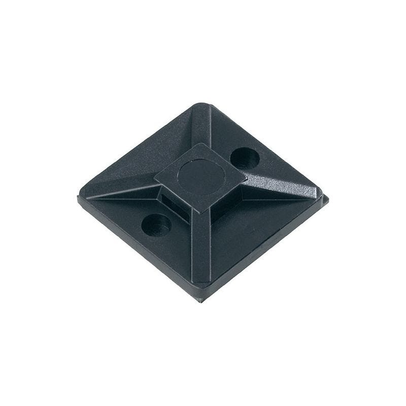 Adhesive Base Cable Tie Mounts 1.5" Square (Pack of 25)