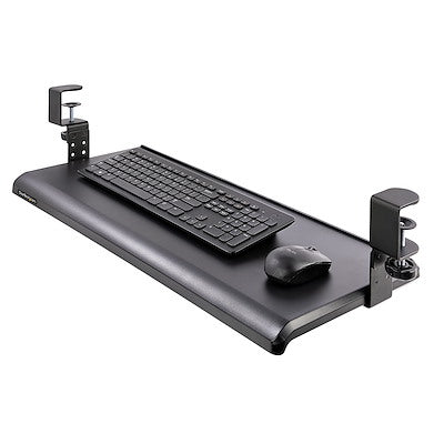 Under-Desk Keyboard Tray (Clamp-on Ergonomic Keyboard Holder)