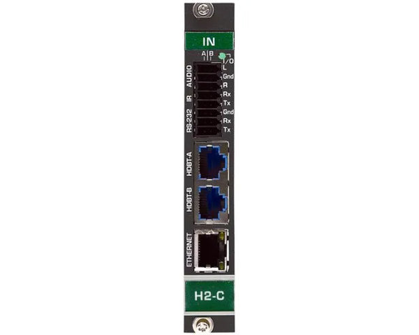 2–Channel 4K HDR HDMI over Extended Reach HDBaseT Input Card w/ Analog Audio
