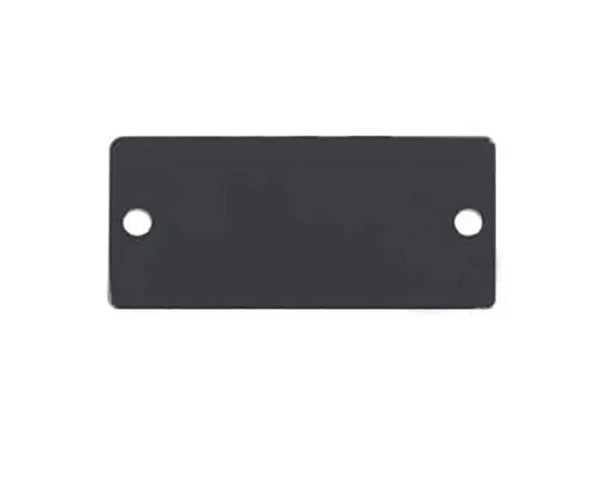 Blank Slot Cover For Plates (black)
